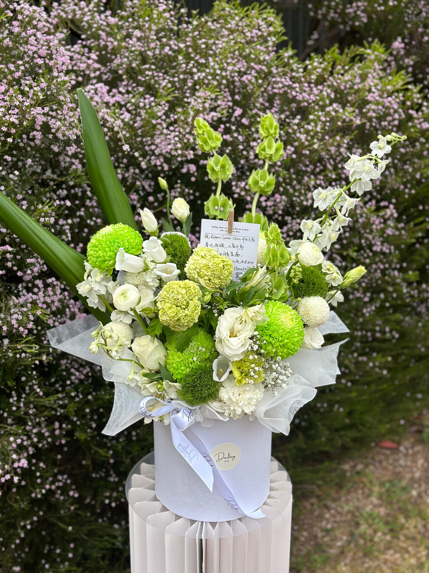Flowers in Posy Hatbox