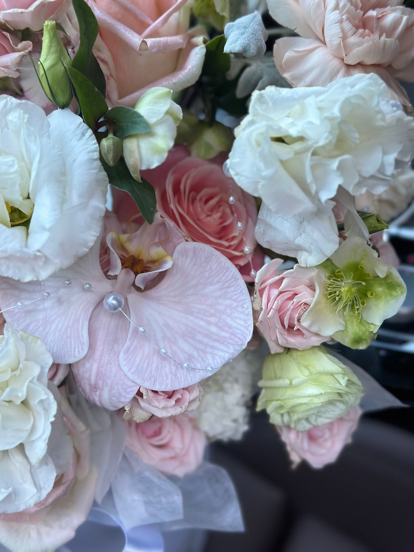 Flowers in Posy Hatbox