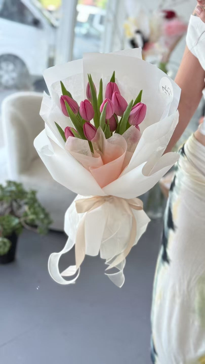Mom's Garden Glow - Tulips bouquet