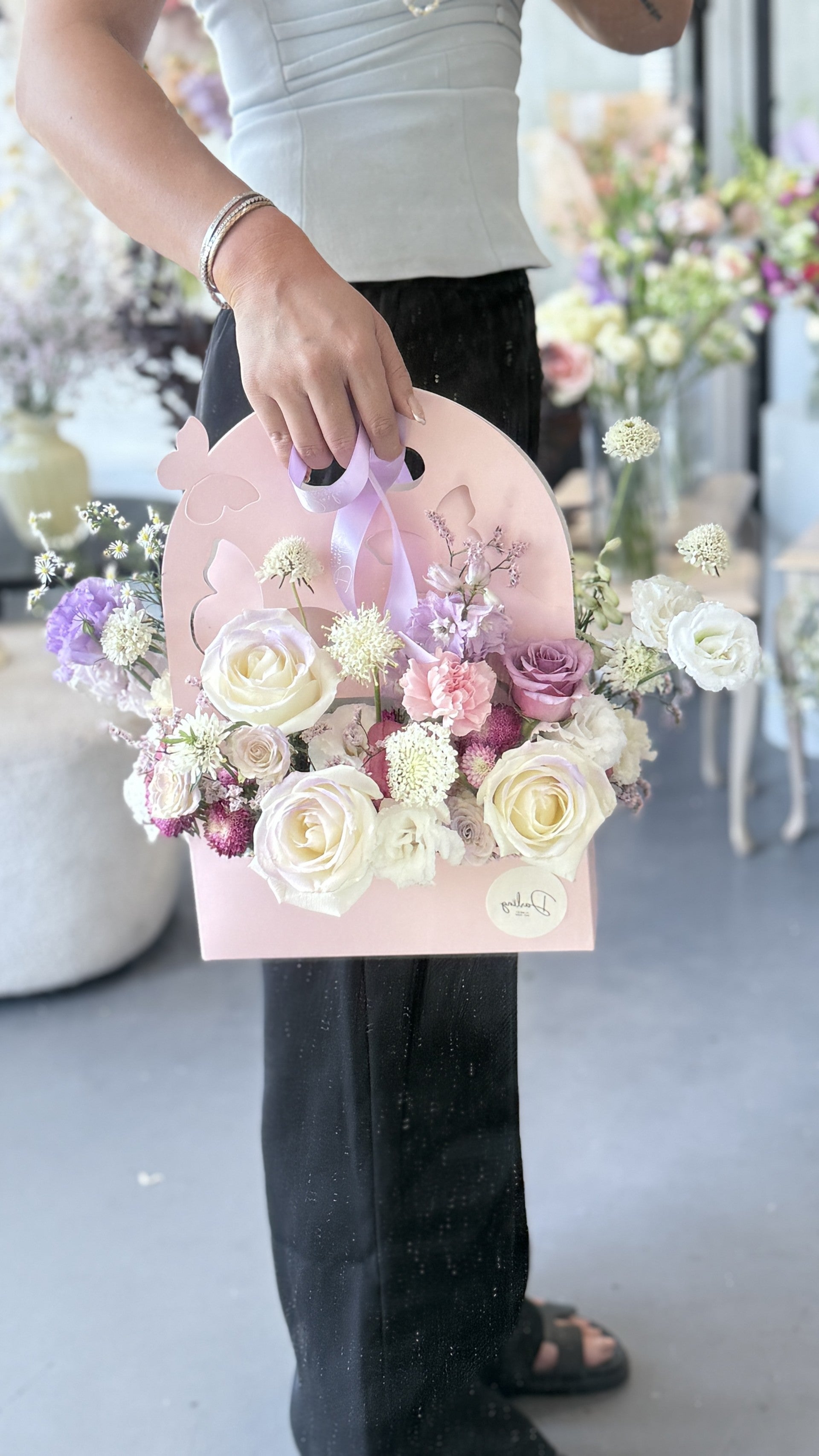 Flower Tote Box